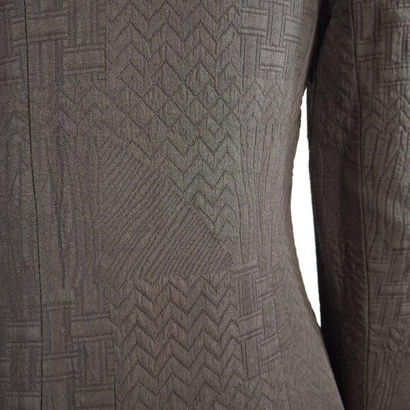 Womans Wool Blend Black Business Career Suit Tailored Blazer Jacket Sz 8 Office - Picture 10 of 16